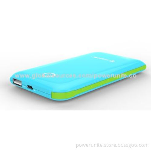 Power Bank with 6,600mah Polymer Battery, Super Slim and Fashionable Design, CE, RoHS, FCC Marks